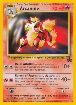 Arcanine (6) - WoTC Promo