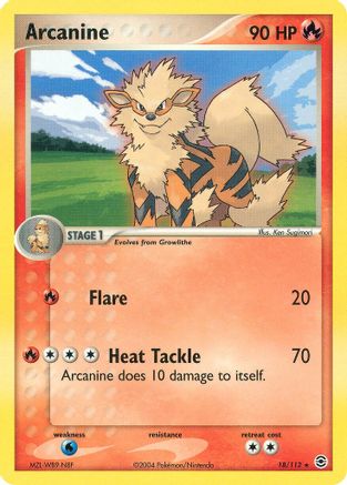 Arcanine (18) Reverse Holofoil - FireRed & LeafGreen