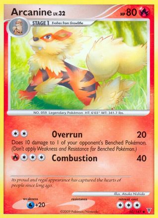 Arcanine (50) Reverse Holofoil - Supreme Victors