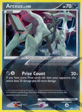Arceus (AR1) Holofoil - Arceus