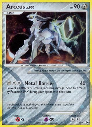 Arceus (AR9) Holofoil - Arceus