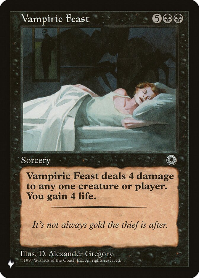 Vampiric Feast [The List] | Silver Goblin