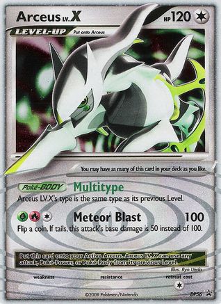 Arceus LV.X (DP56) [Diamond & Pearl: Black Star Promos] | Silver Goblin