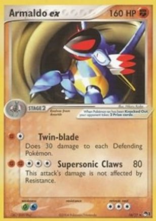 Armaldo ex (Non-Holo) (16) - POP Series 1