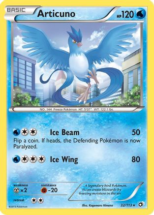Articuno (32) Reverse Holofoil - Legendary Treasures
