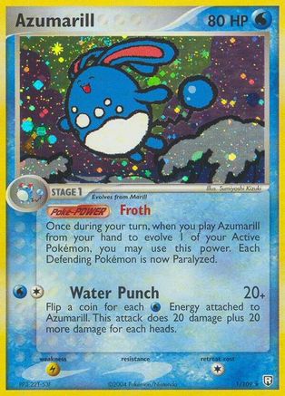 Azumarill (1/109) (Stamped) [EX: Team Rocket Returns] | Silver Goblin