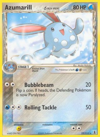 Azumarill (19/113) (Delta Species) [EX: Delta Species] | Silver Goblin