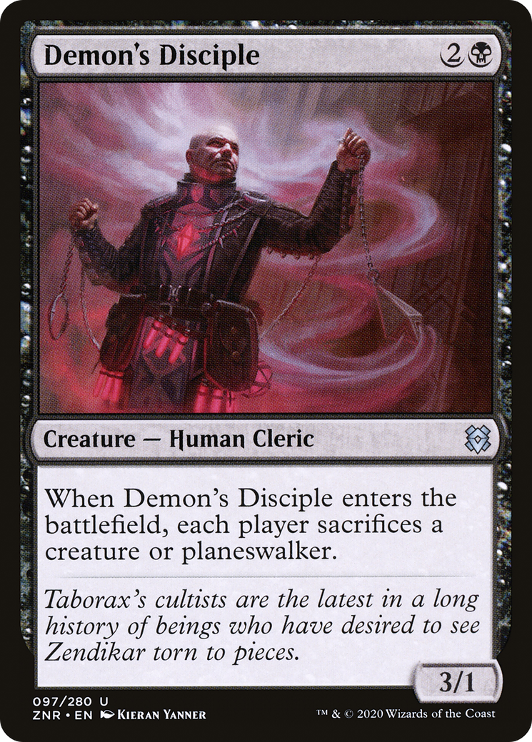 Demon's Disciple [Zendikar Rising] Foil