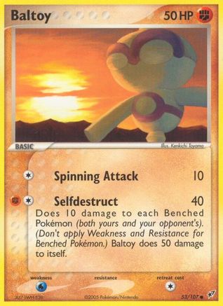 Baltoy (53) Reverse Holofoil - Deoxys