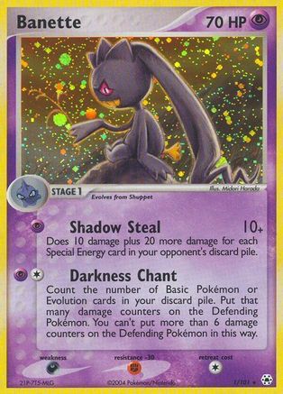 Banette (1) Reverse Holofoil - Hidden Legends