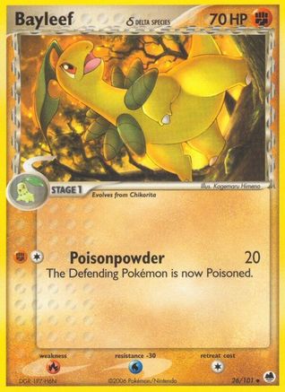 Bayleef (Delta Species) (26) - Dragon Frontiers