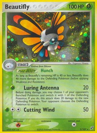 Beautifly (2) Reverse Holofoil - Deoxys