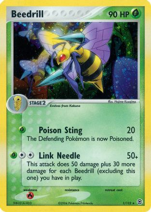 Beedrill (1/112) [EX: FireRed & LeafGreen] | Silver Goblin