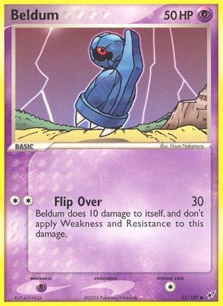 Beldum (55/107) (Stamped) [EX: Deoxys] | Silver Goblin