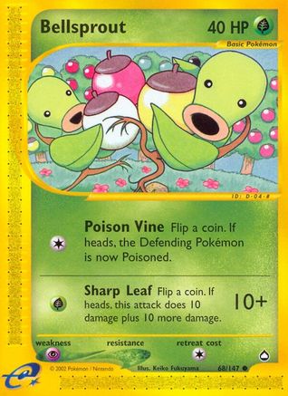 Bellsprout (68) (68) Reverse Holofoil - Aquapolis