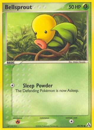 Bellsprout (49/92) (Stamped) [EX: Legend Maker] | Silver Goblin