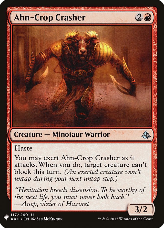 Ahn-Crop Crasher [Mystery Booster] | Silver Goblin