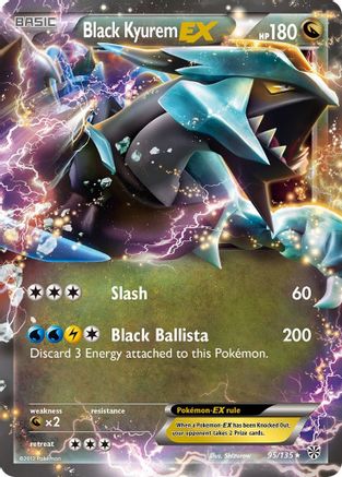 Black Kyurem EX (95) Holofoil - Plasma Storm