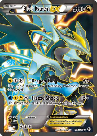 Black Kyurem EX (Full Art) (145) Holofoil - Boundaries Crossed