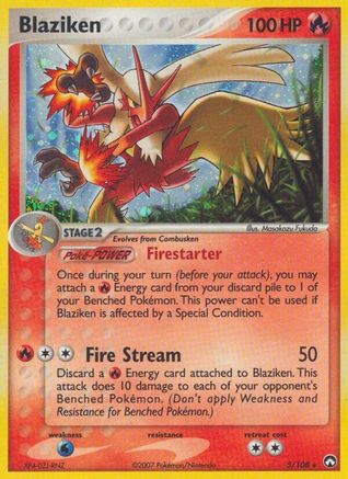 Blaziken (5/108) [EX: Power Keepers] | Silver Goblin