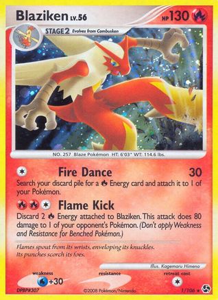 Blaziken (1/106) [Diamond & Pearl: Great Encounters] | Silver Goblin