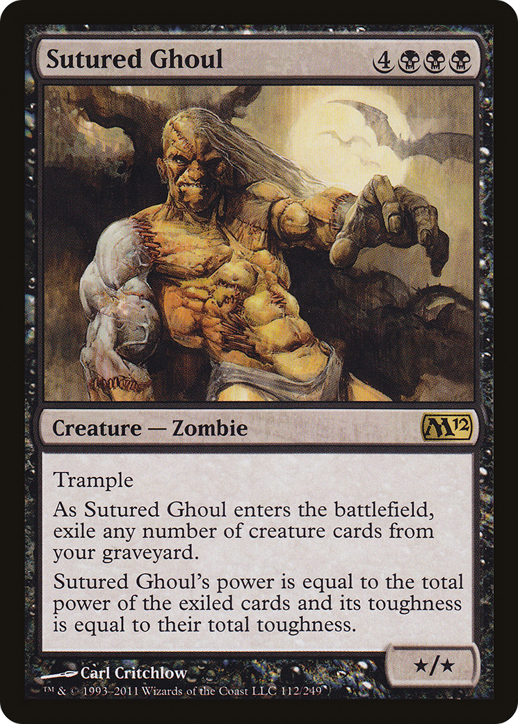 Sutured Ghoul [Magic 2012] Foil