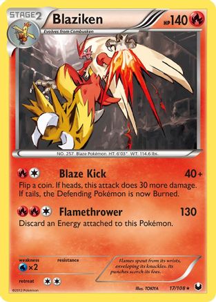 Blaziken (17/108) [Black & White: Dark Explorers] | Silver Goblin