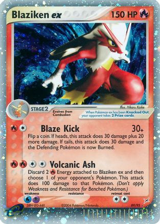 Blaziken ex (89) Holofoil - Team Magma vs Team Aqua