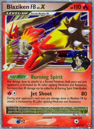 Blaziken FB Lv.X (142) Holofoil - Supreme Victors