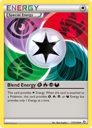 Blend Energy GrassFirePsychicDarkness (117/124) [Black & White: Dragons Exalted] | Silver Goblin