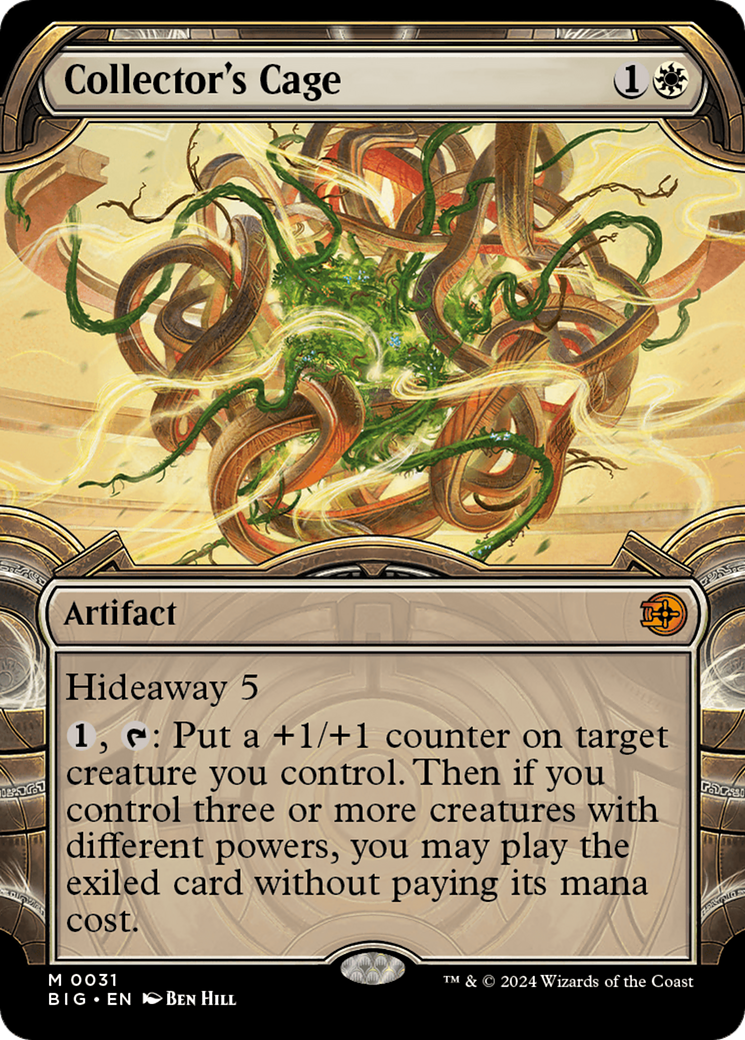 Collector's Cage (Showcase) [Outlaws of Thunder Junction: The Big Score] Foil