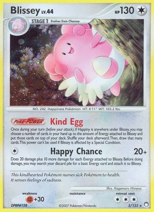 Blissey (5) Reverse Holofoil - Mysterious Treasures