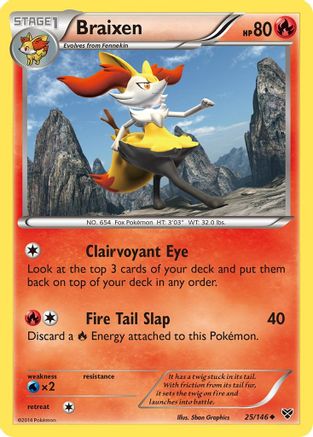 Braixen (25/146) [XY: Base Set] | Silver Goblin