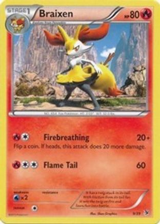 Braixen (9/39) [XY: Kalos Starter Set] | Silver Goblin