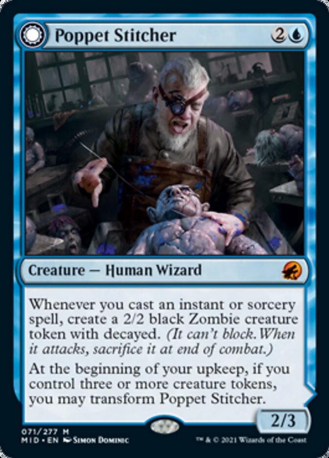 Poppet Stitcher // Poppet Factory [Innistrad: Midnight Hunt] Foil
