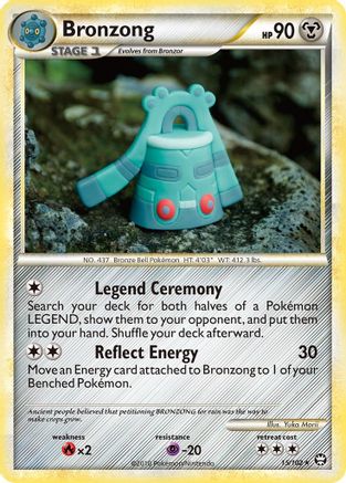 Bronzong (15/102) [HeartGold & SoulSilver: Triumphant] | Silver Goblin