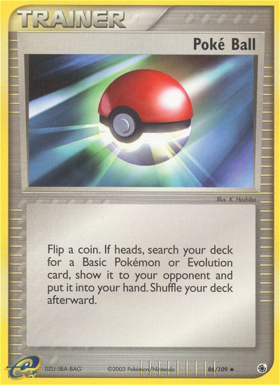 Poke Ball (86/109) [EX: Ruby & Sapphire] | Silver Goblin