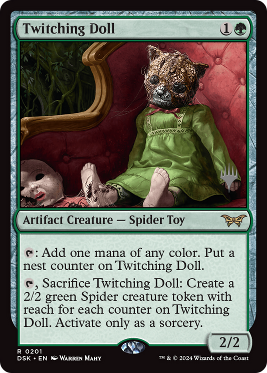 Twitching Doll (Promo Pack) [Duskmourn: House of Horror Promos] Foil