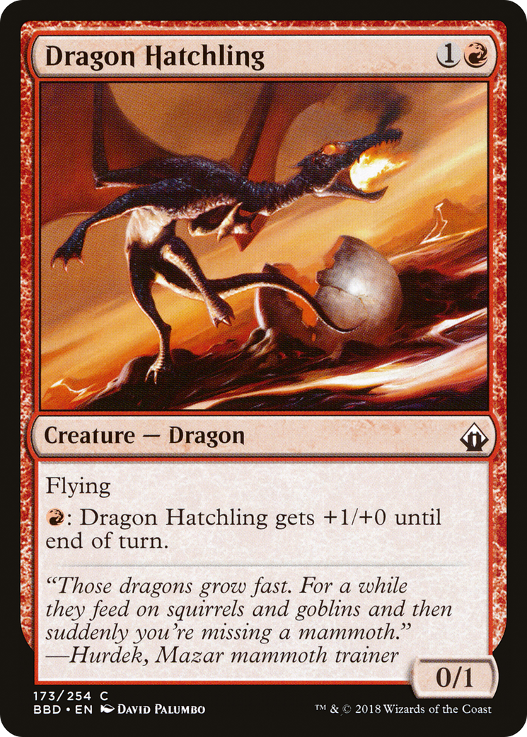 Dragon Hatchling [Battlebond] Foil