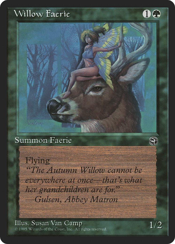 Willow Faerie (Daria Flavor Text) [Homelands] | Silver Goblin