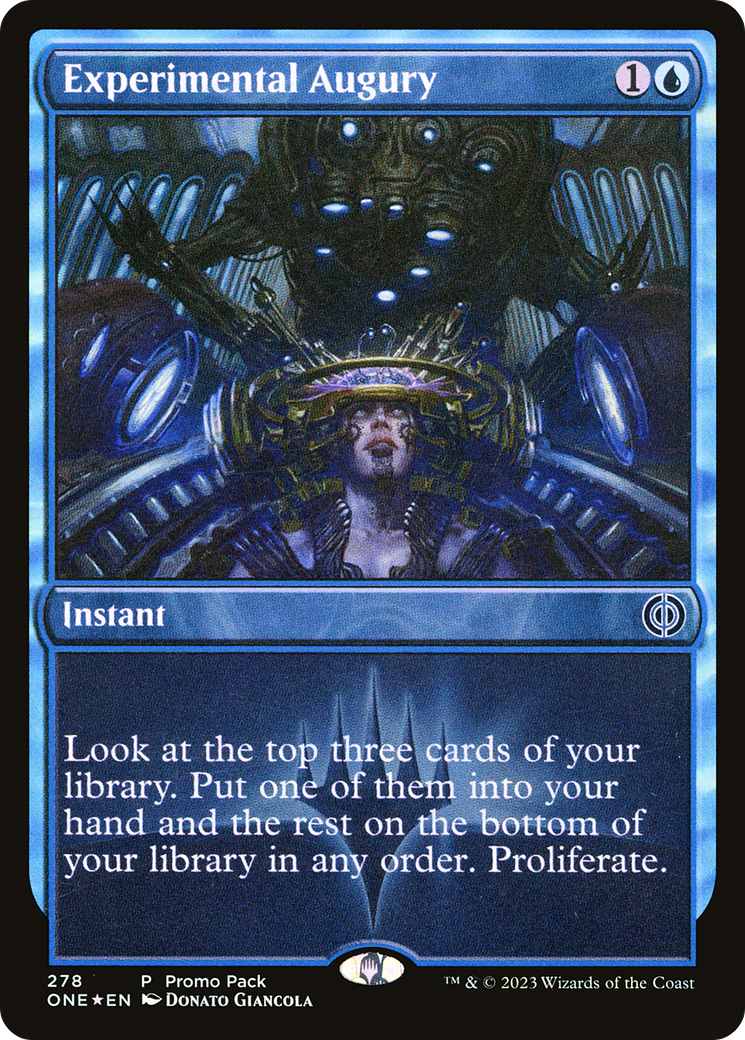 Experimental Augury (Promo Pack) [Phyrexia: All Will Be One Promos] Foil