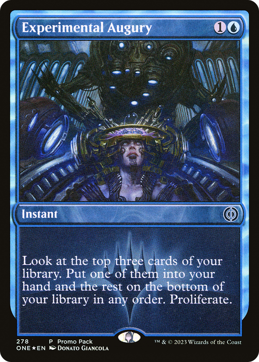 Experimental Augury (Promo Pack) [Phyrexia: All Will Be One Promos] Foil