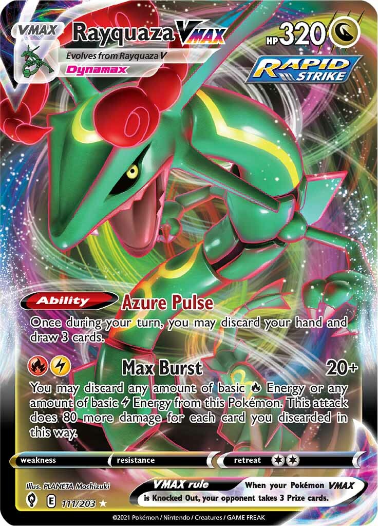 Rayquaza VMAX (111/203) [Sword & Shield: Evolving Skies] | Silver Goblin