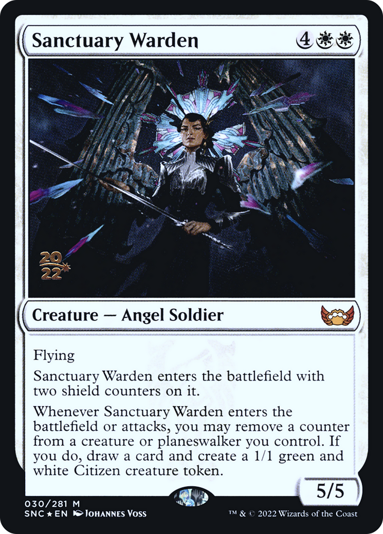 Sanctuary Warden [Streets of New Capenna Prerelease Promos] | Silver Goblin