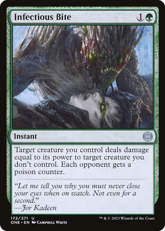 Infectious Bite [Phyrexia: All Will Be One] Foil