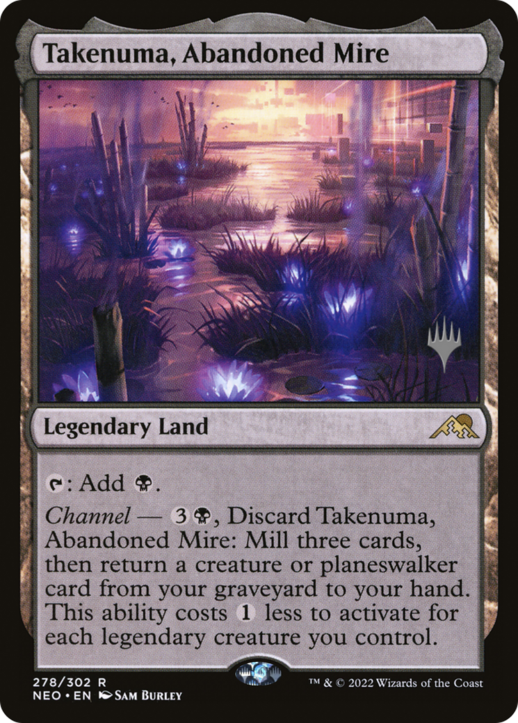 Takenuma, Abandoned Mire (278) Foil - Kamigawa: Neon Dynasty Promos
