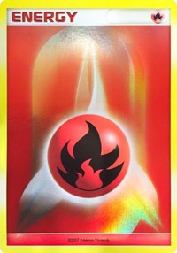 Fire Energy (2007 2008 League Promo) [League & Championship Cards] | Silver Goblin