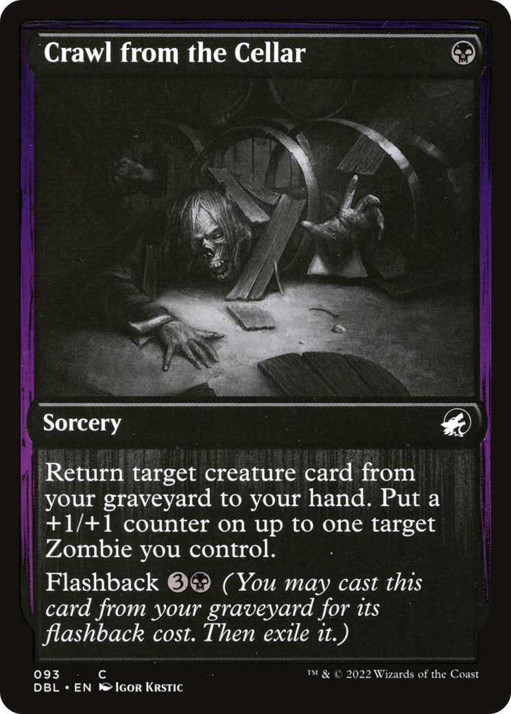 Crawl from the Cellar [Innistrad: Double Feature] Foil