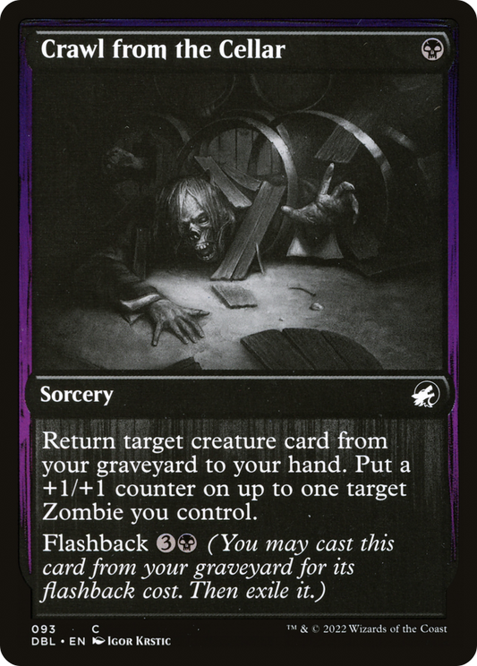 Crawl from the Cellar [Innistrad: Double Feature] Foil