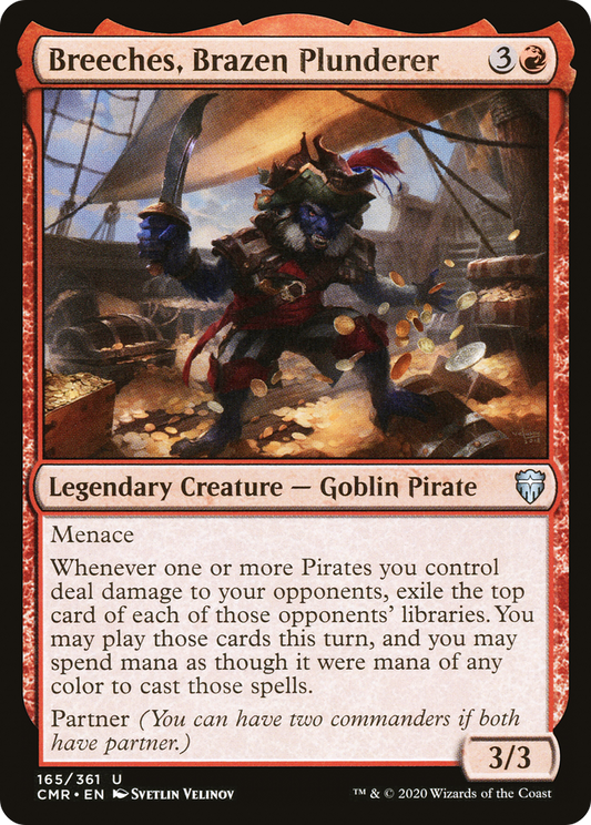 Breeches, Brazen Plunderer [Commander Legends] Foil